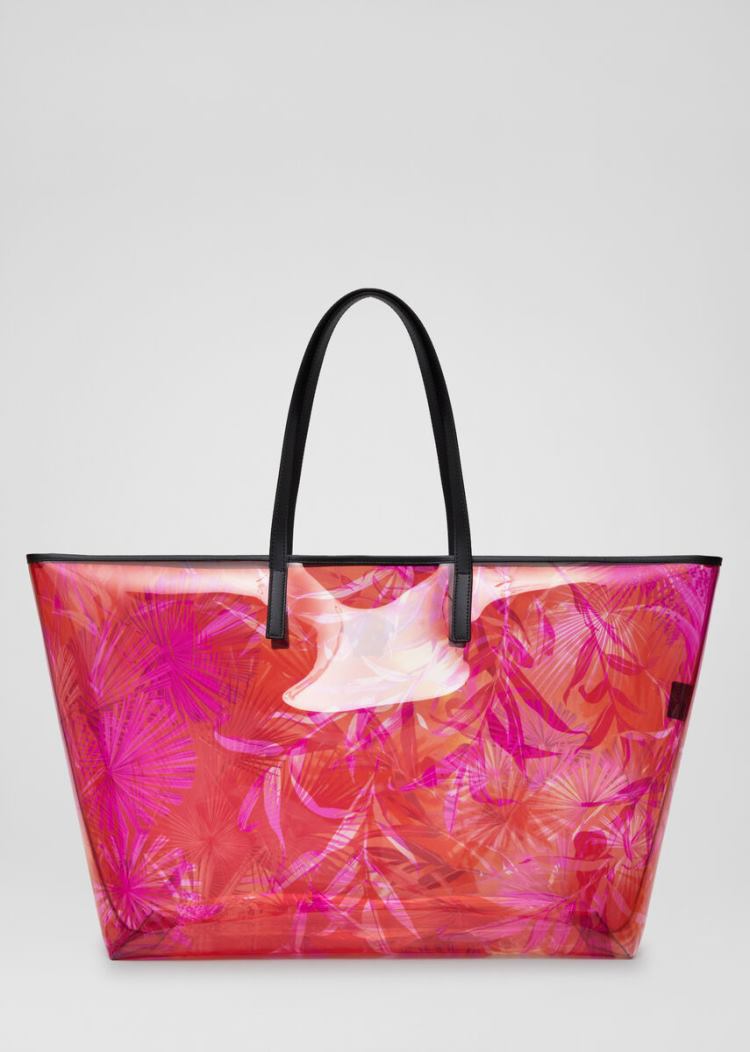 Versace Jungle Print Tote Bag τσάντεσ tote γυναικεια ροζ | ELM0JFP