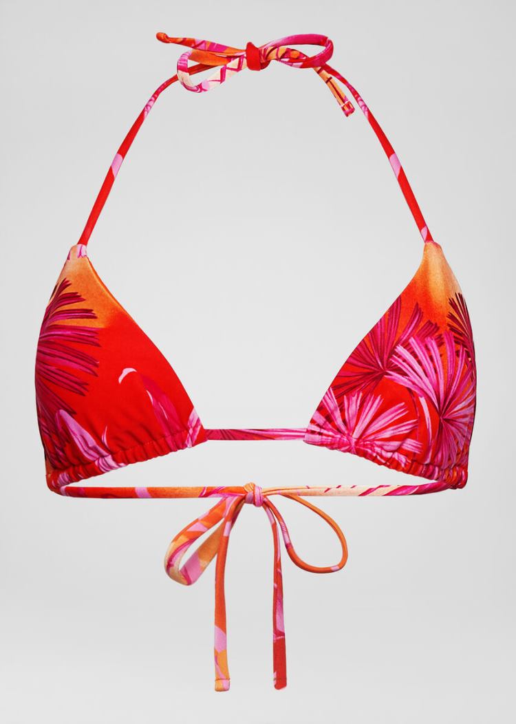 Versace Jungle Print Triangle Μπικίνι Top μαγιό γυναικεια Πολύχρωμο | QKBD83W