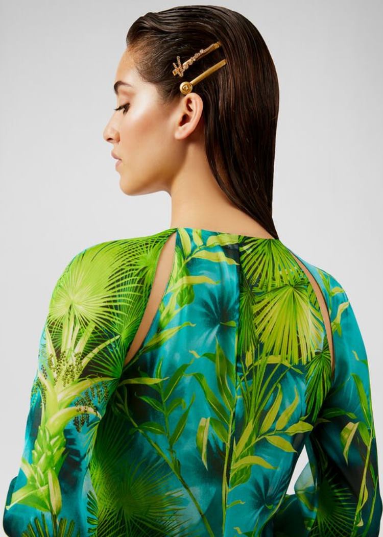 Versace Jungle Print φορεμα φορεμα γυναικεια Πολύχρωμο | EB9RBTI