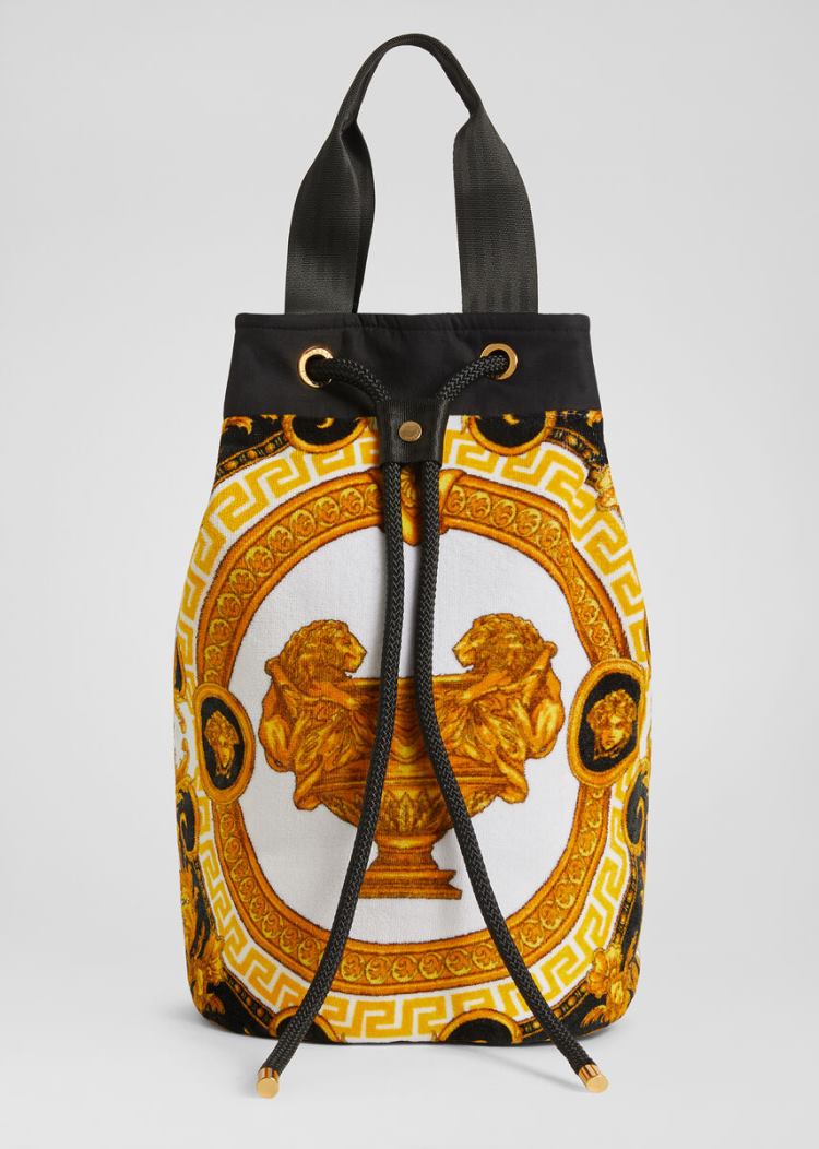 Versace La Coupe Des Dieux Print Beach Bag μαγιό γυναικεια Πολύχρωμο | 6OWQC7Q