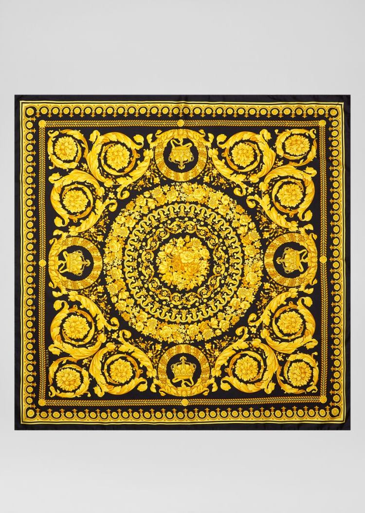 Versace Large Barocco FW\'91 Silk Foulard γυναικεια Πολύχρωμο | C6C8CY6