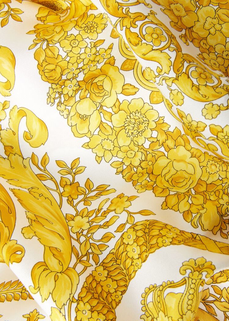 Versace Large Barocco FW'91 Silk Foulard γυναικεια Πολύχρωμο | WPW2UIJ