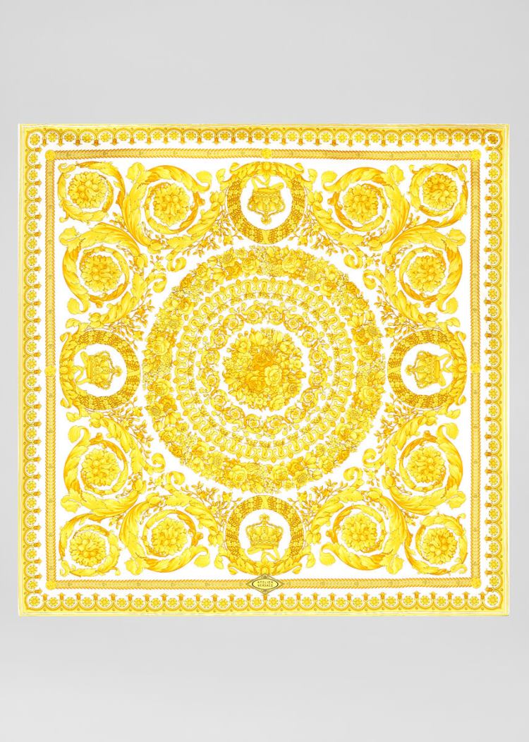 Versace Large Barocco FW\'91 Silk Foulard γυναικεια Πολύχρωμο | WPW2UIJ