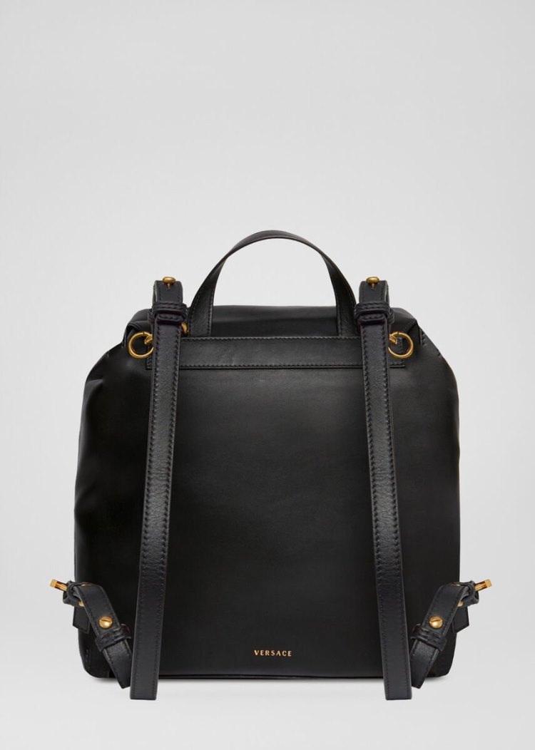 Versace Large Virtus Backpack σακιδια πλατησ γυναικεια μαυρα | 6Z5QM6X