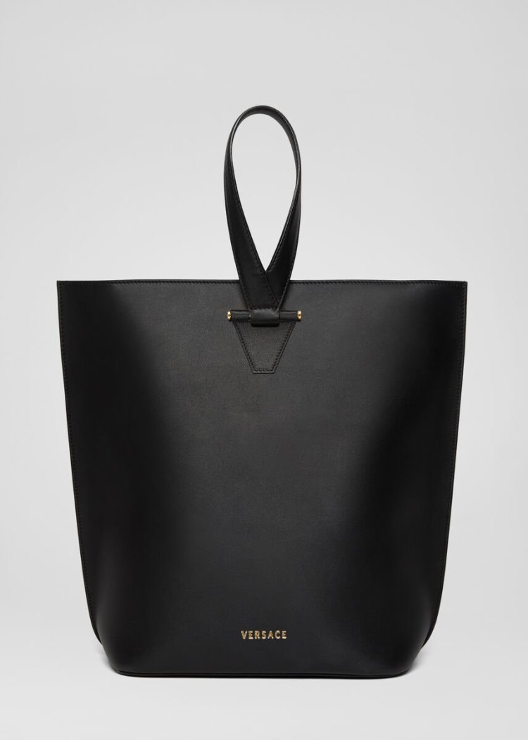 Versace Large Virtus Bucket Bag τσάντεσ tote γυναικεια μαυρα | ENVTZ87
