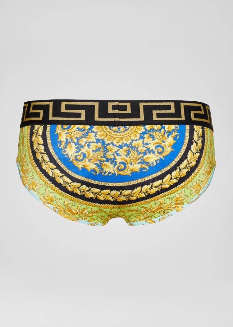 Versace Le Pop Classique Print Briefs εσωρουχα ανδρικα Πολύχρωμο | G9OK2SE