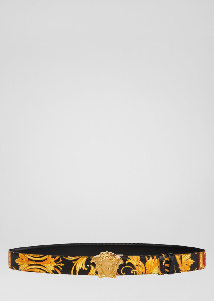 Versace Le Pop Classique Print Palazzo Belt ζωνη ανδρικα Πολύχρωμο | DQQZTF8
