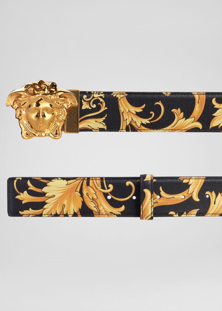 Versace Le Pop Classique Print Palazzo Belt ζωνη ανδρικα Πολύχρωμο | H866AUP