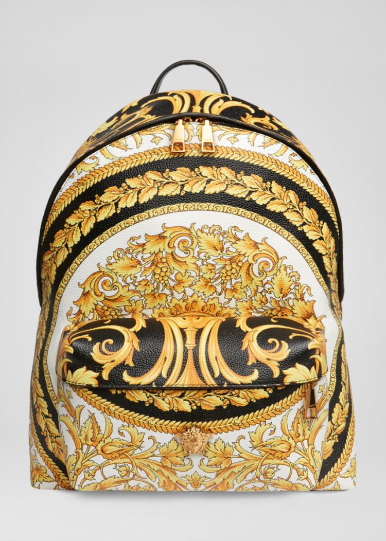 Versace Le Pop Classique Print δερματινα Backpack σακιδια πλατησ ανδρικα Πολύχρωμο | 75SL0WL