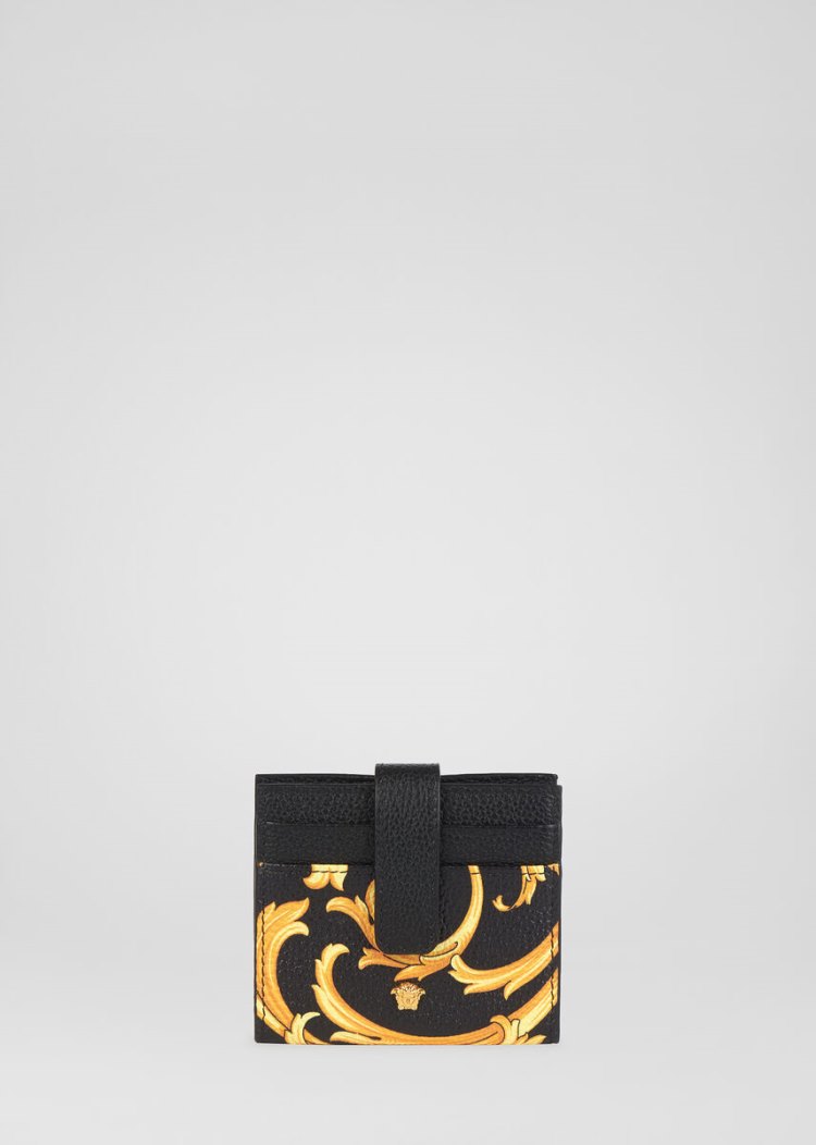Versace Le Pop Classique Print πορτοφολι καρτων ανδρικα Πολύχρωμο | 7QKSKZ8