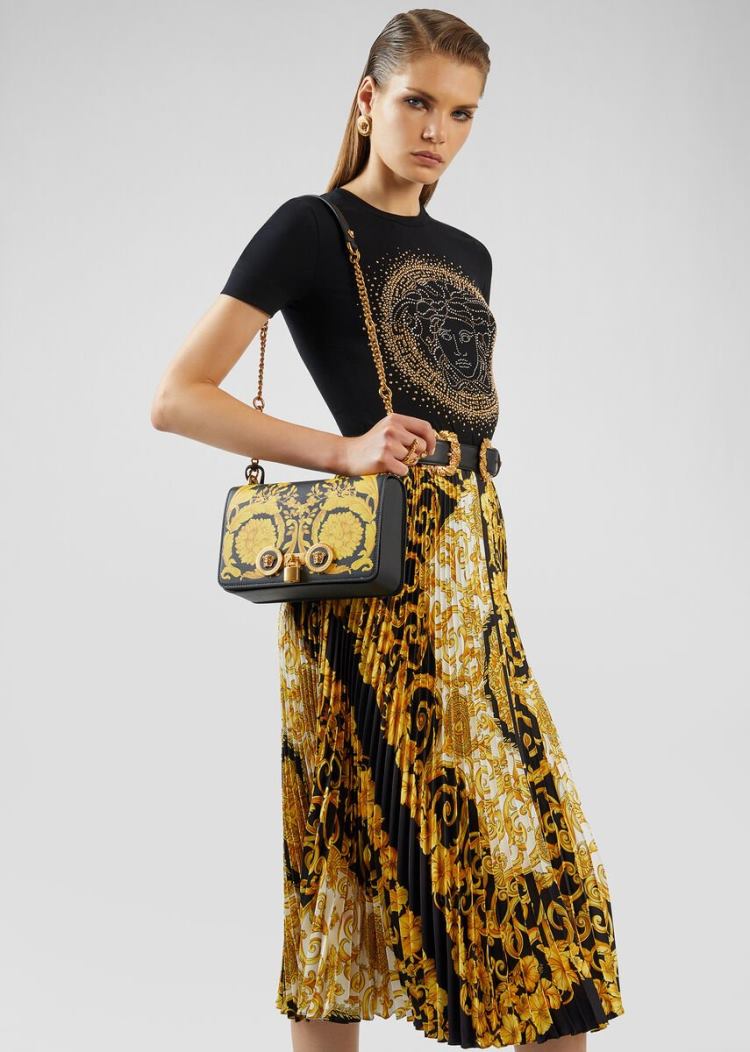 Versace Medium Barocco Icon Shoulder Bag τσάντεσ ώμου γυναικεια Πολύχρωμο | 0H8ZP5W