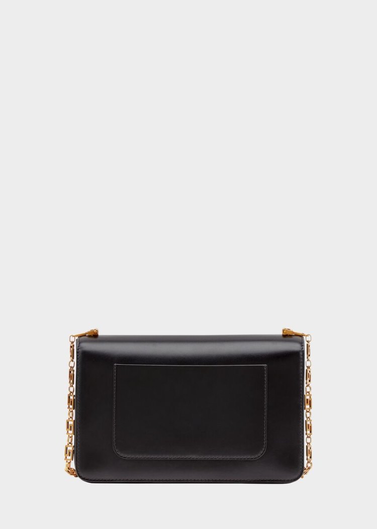 Versace Medium Icon Shoulder Bag Icon Bag γυναικεια μαυρα | H4ADYOJ