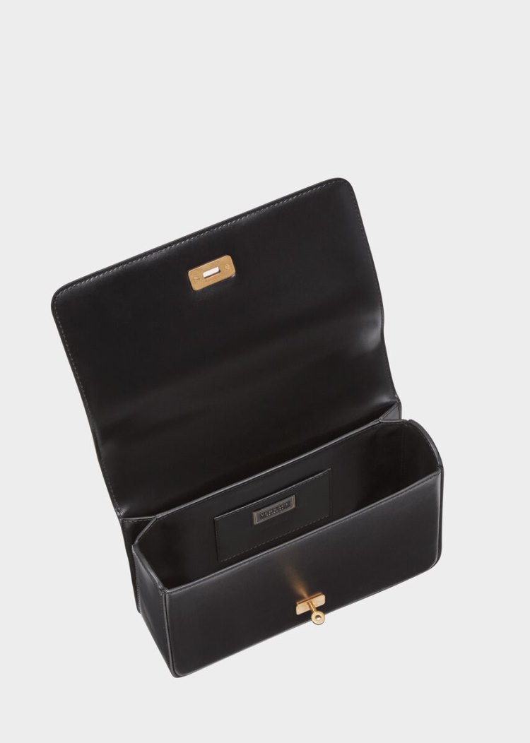 Versace Medium Icon Shoulder Bag Icon Bag γυναικεια μαυρα | H4ADYOJ