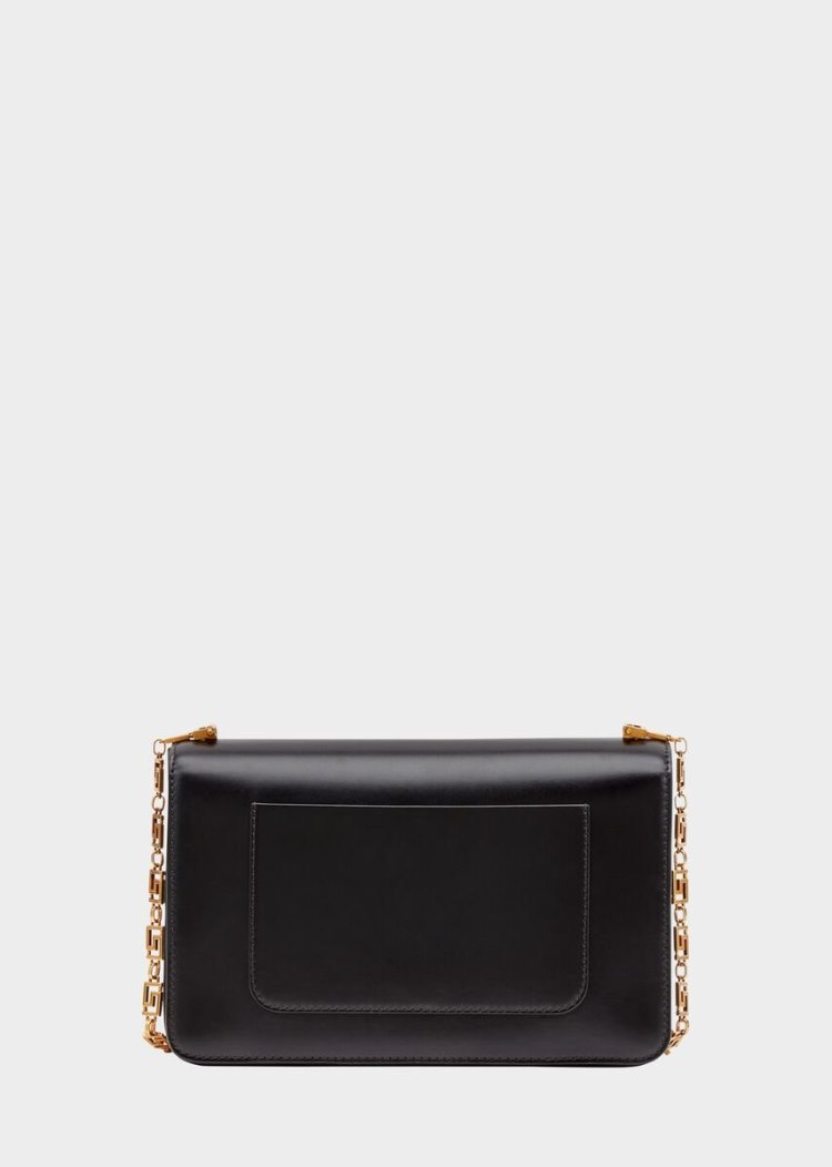 Versace Medium Icon Shoulder Bag τσάντεσ ώμου γυναικεια μαυρα | OYI5VY5