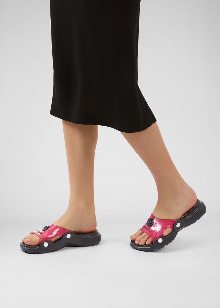 Versace Medusa Beach Slides παντοφλεσ γυναικεια ροζ | 2KKYLCU