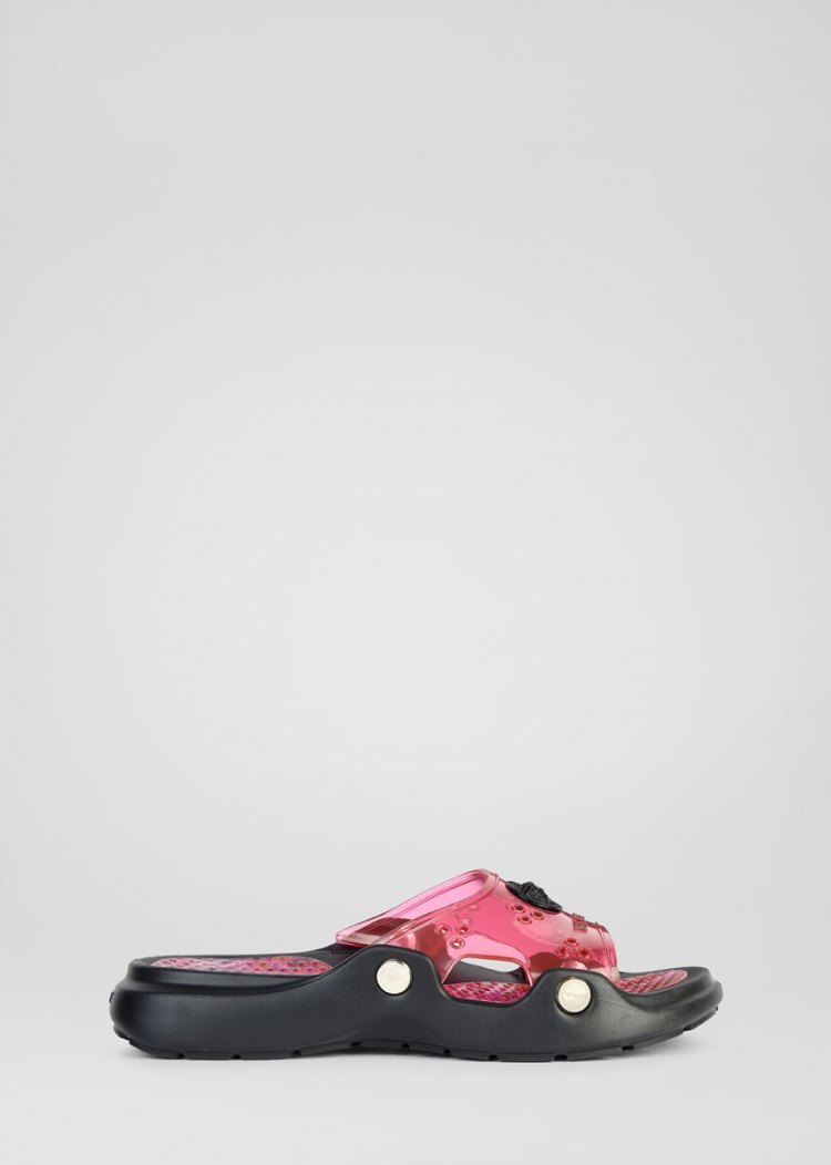 Versace Medusa Beach Slides παντοφλεσ γυναικεια ροζ | 2KKYLCU