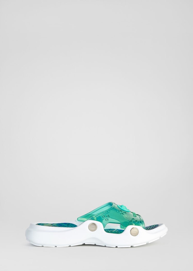 Versace Medusa Beach Slides παντοφλεσ γυναικεια πρασινο | 2ZNU9LN