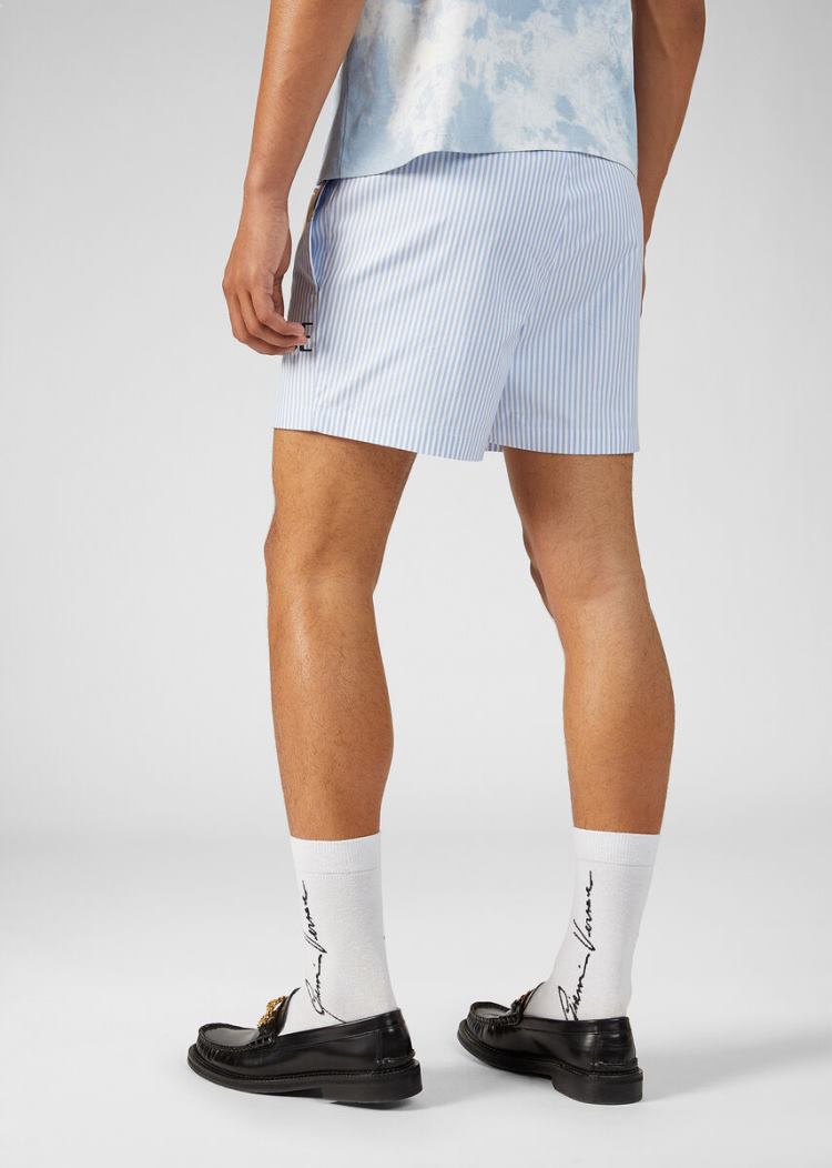 Versace Medusa Biggie Print βαμβακερα Shorts σορτσ ανδρικα Πολύχρωμο | BYKGJCX