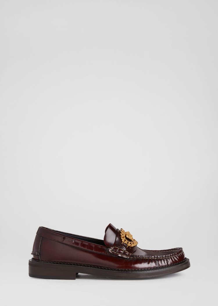 Versace Medusa Chain Loafers Loafers ανδρικα καφε | RTJKWBM