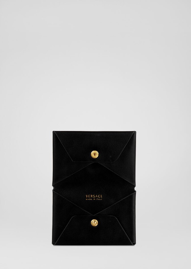 Versace Medusa Coin Purse πορτοφολια γυναικεια μαυρα | A0KTJBP