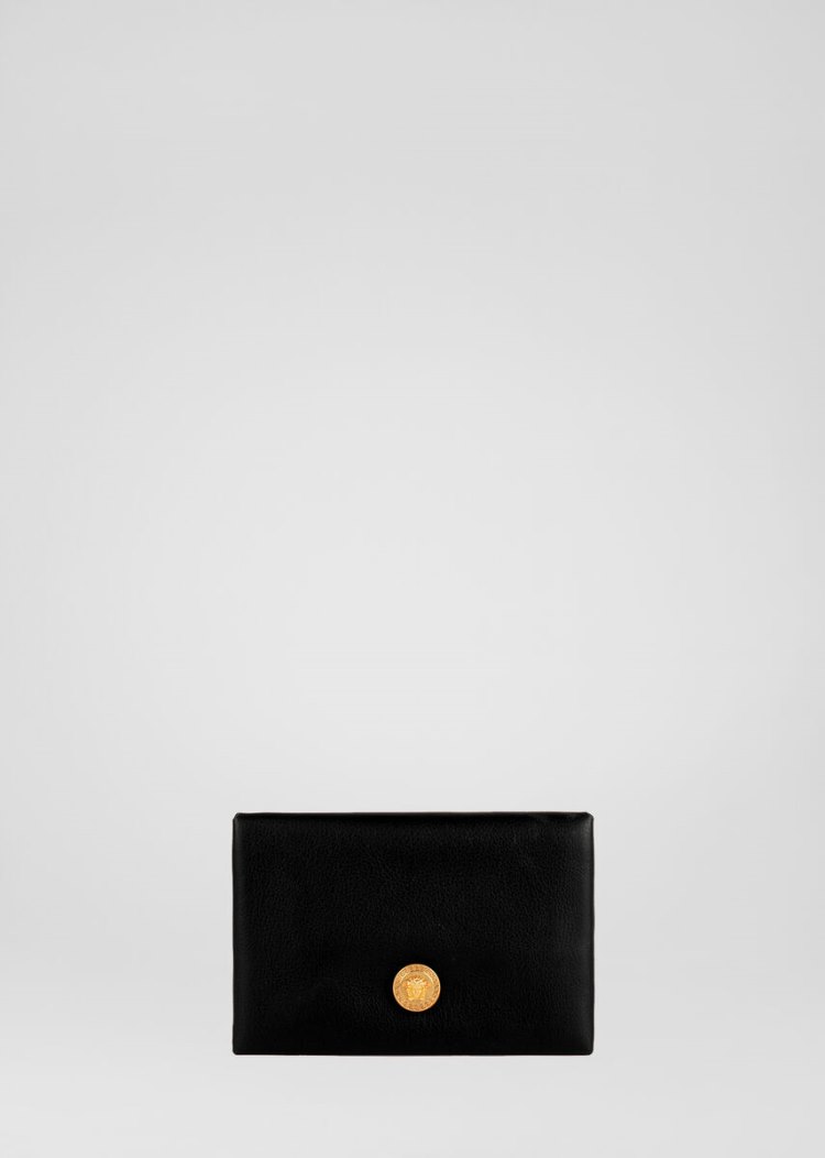 Versace Medusa Coin Purse πορτοφολια γυναικεια μαυρα | A0KTJBP
