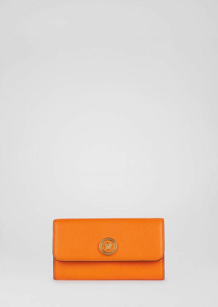 Versace Medusa Continental Wallet πορτοφολια γυναικεια πορτοκαλι | Y13RRVA