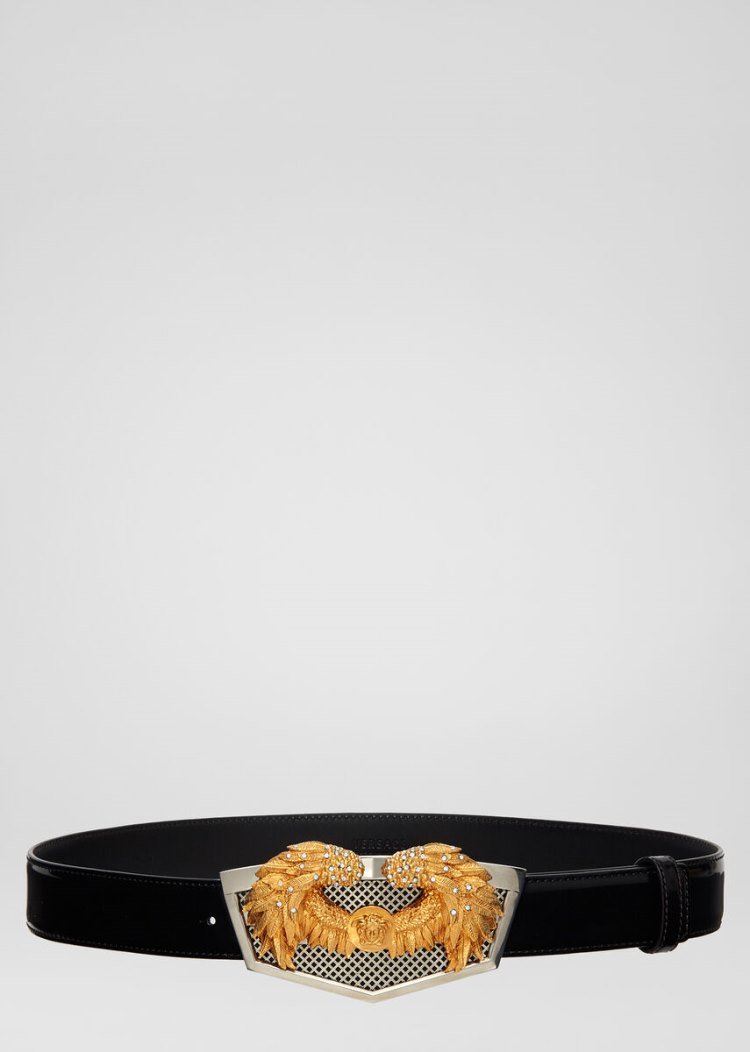 Versace Medusa Fender πόρπης Belt ζωνη ανδρικα μαυρα | 4HXJMY3