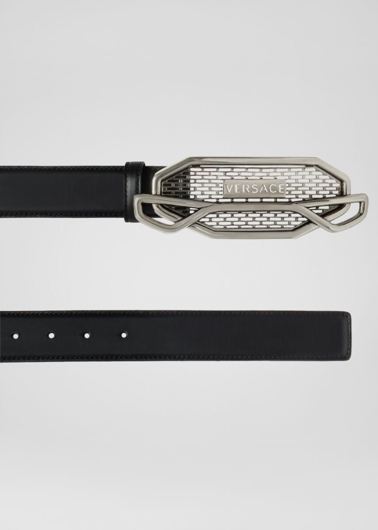 Versace Medusa Fender πόρπης Belt ζωνη ανδρικα μαυρα | LHP4CG1