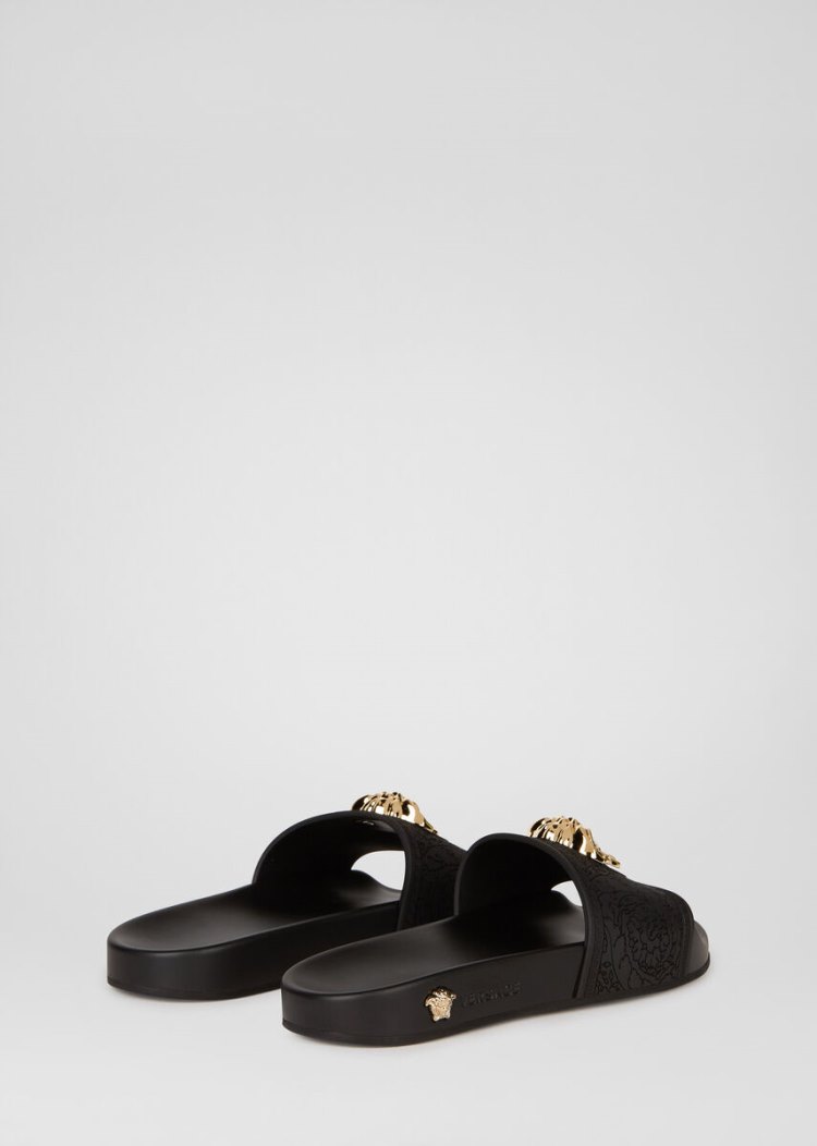 Versace Medusa Head Mules | Official Website παντοφλεσ γυναικεια μαυρα | 0LFD25M