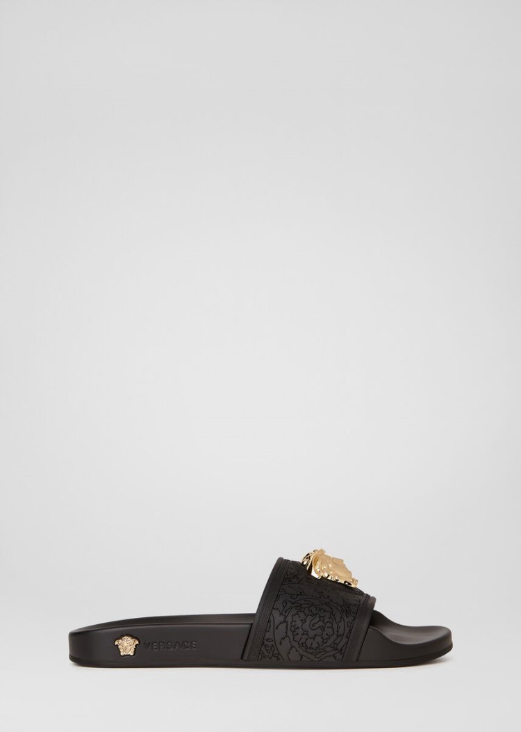 Versace Medusa Head Mules | Official Website παντοφλεσ γυναικεια μαυρα | 0LFD25M