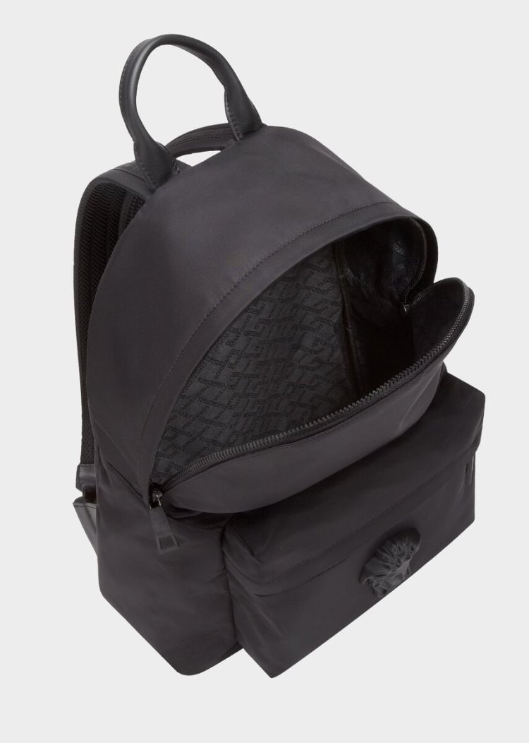 Versace Medusa Head νάιλον Backpack σακιδια πλατησ ανδρικα μαυρα | FLD60MR