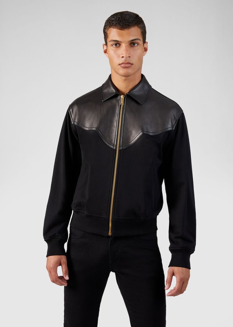 Versace Medusa Jacket μπουφαν ανδρικα μαυρα | CW5VWBY