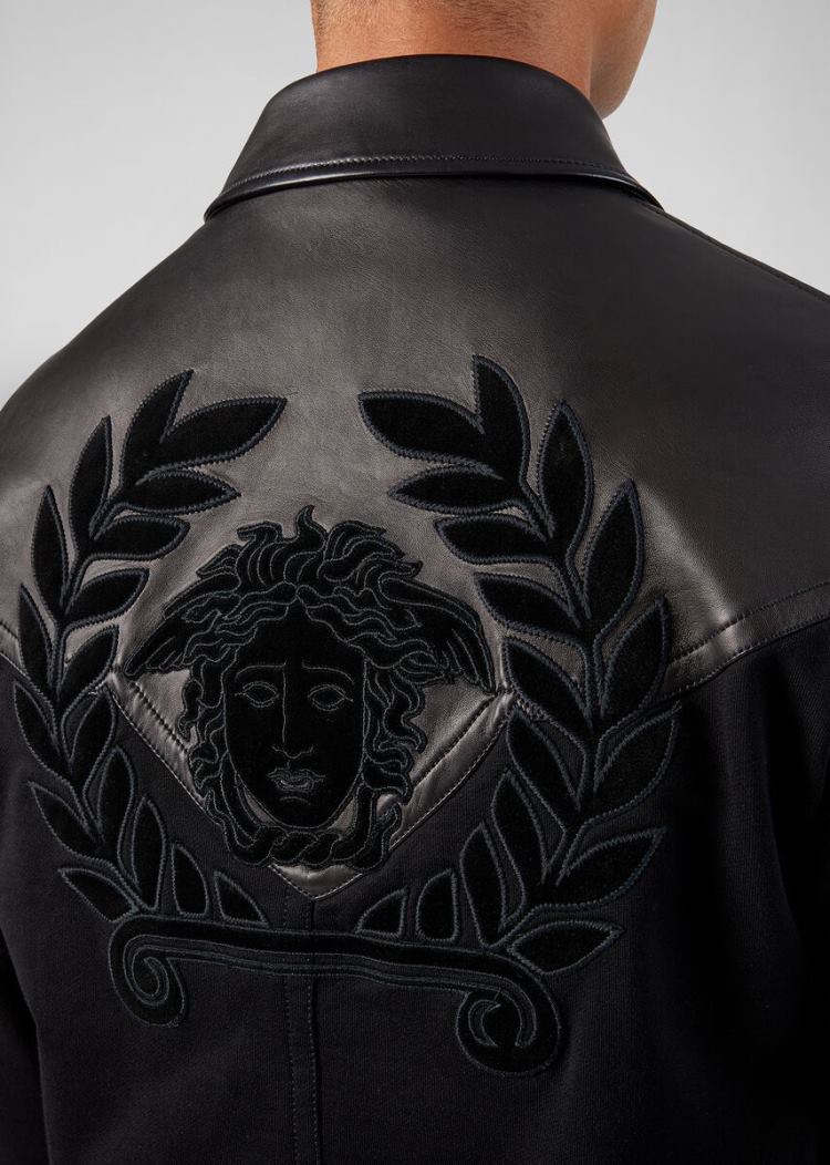 Versace Medusa Jacket μπουφαν ανδρικα μαυρα | CW5VWBY