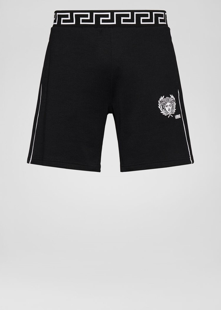 Versace Medusa Motif Gym Shorts σορτσ ανδρικα μαυρα | C458SP5