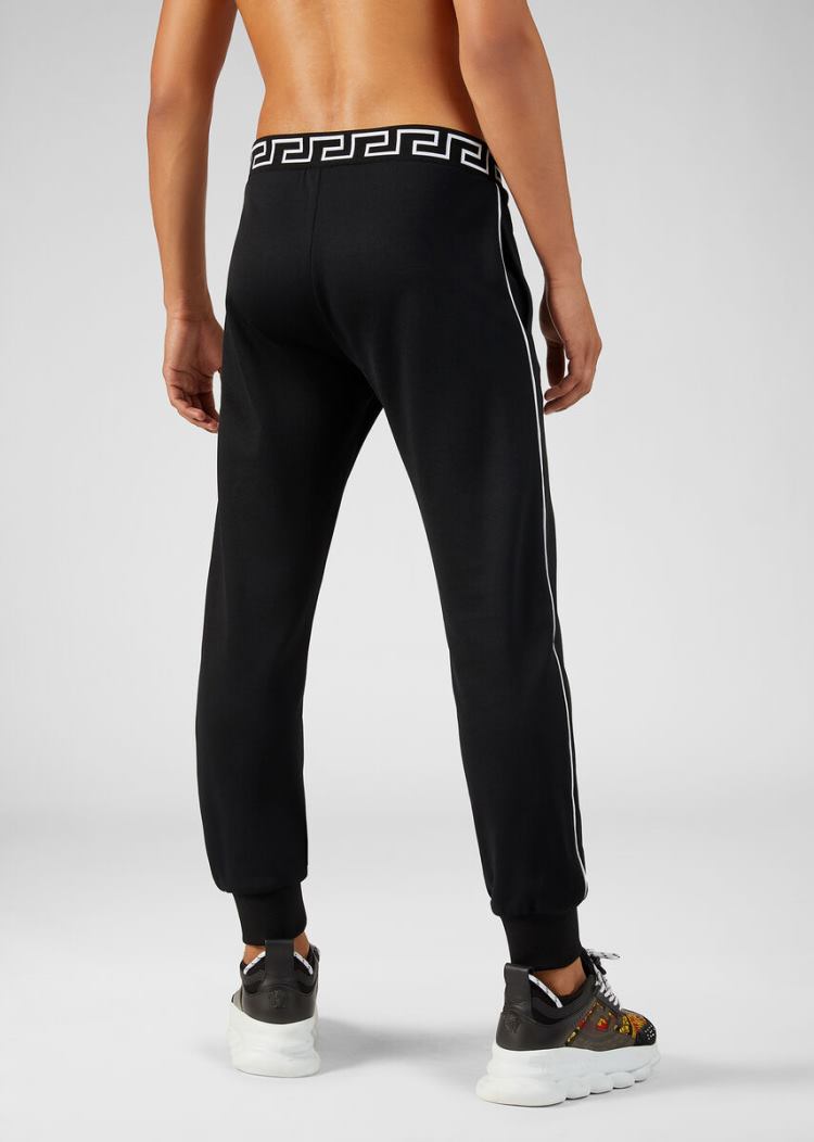 Versace Medusa Motif Trackpants παντελόνι ανδρικα μαυρα | Z0DQQMN