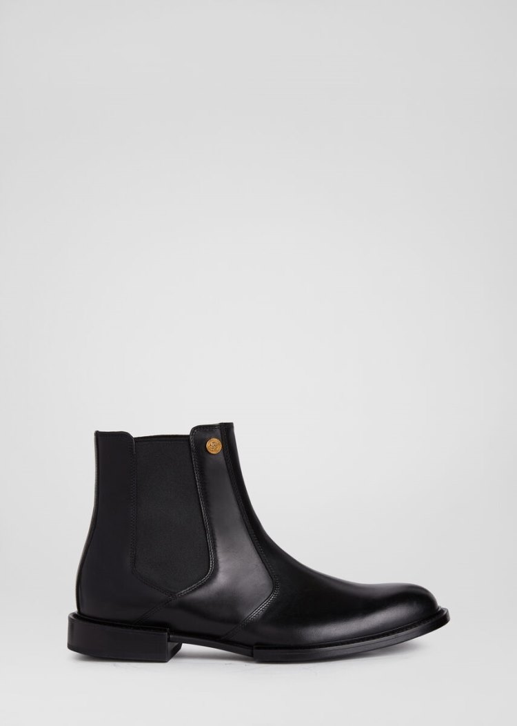 Versace Medusa Stud Ankle Boots μποτεσ ανδρικα μαυρα | NSM2JM8
