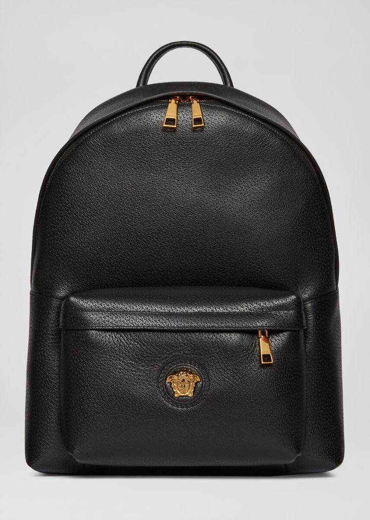 Versace Medusa Stud Backpack σακιδια πλατησ ανδρικα μαυρα | N693T6U