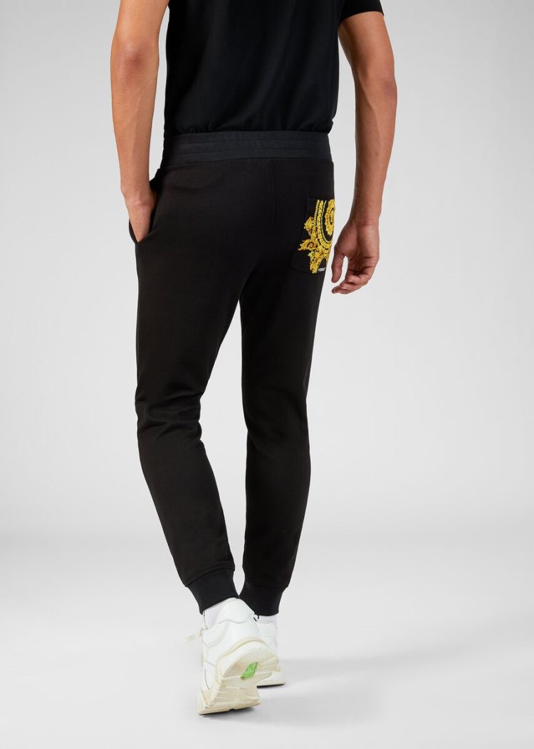 Versace Medusa Trackpants παντελόνι ανδρικα μαυρα | CVC5VV7