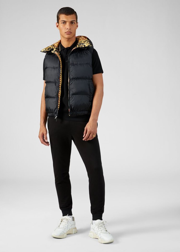 Versace Medusa Trackpants παντελόνι ανδρικα μαυρα | CVC5VV7