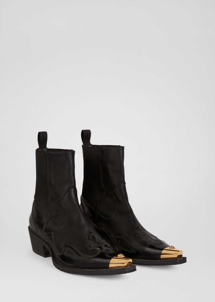 Versace Medusa Western Boots μποτεσ ανδρικα μαυρα | IJYT5ST