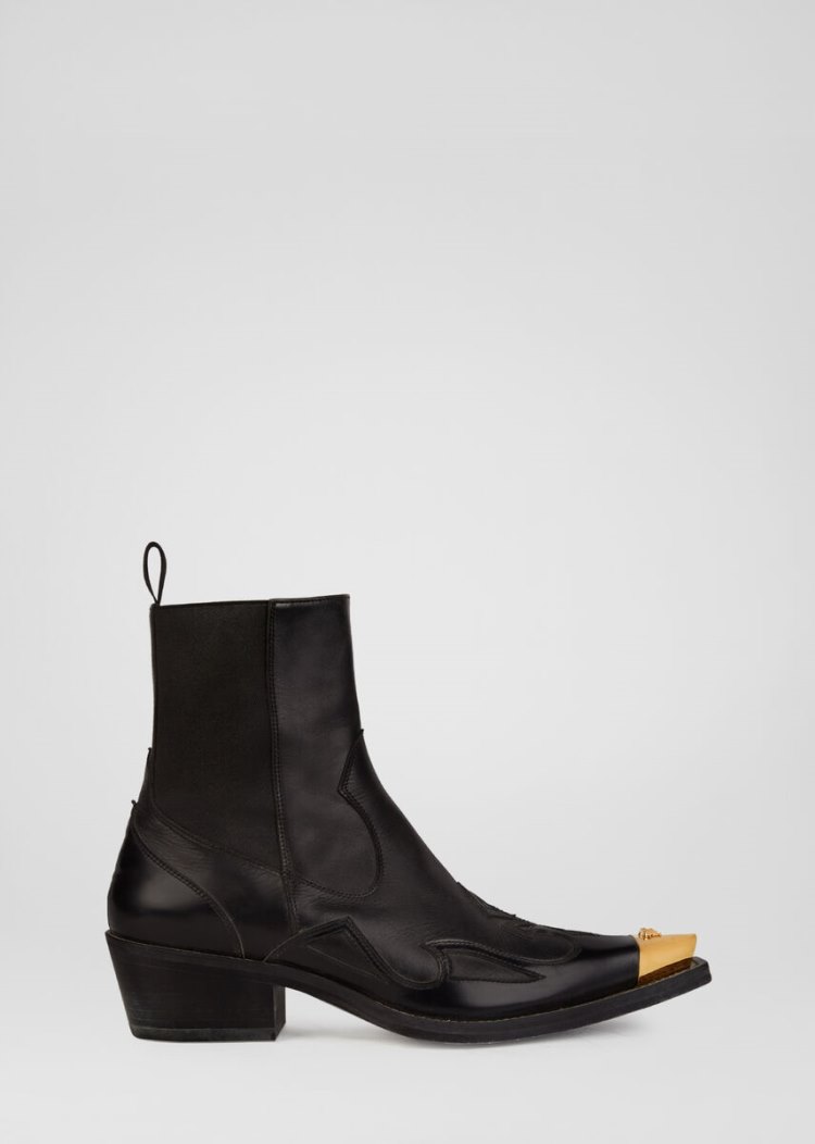Versace Medusa Western Boots μποτεσ ανδρικα μαυρα | IJYT5ST