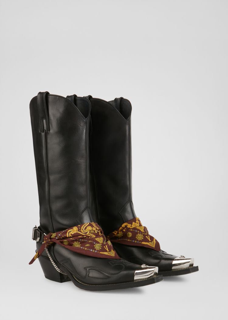 Versace Medusa Western Boots μποτεσ γυναικεια μαυρα | CZ5LCWN