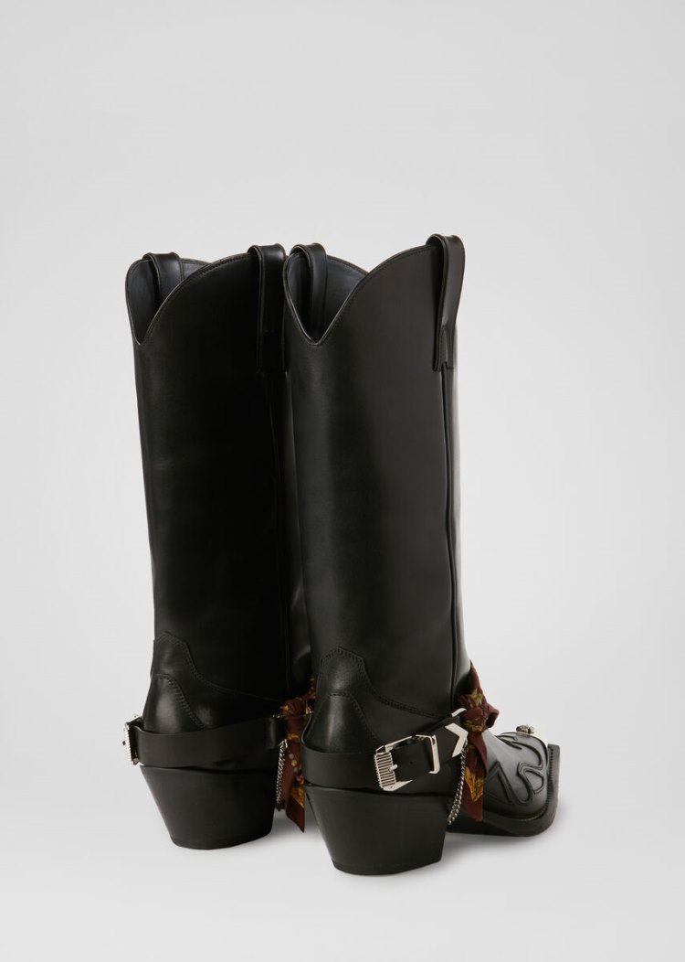 Versace Medusa Western Boots μποτεσ γυναικεια μαυρα | CZ5LCWN