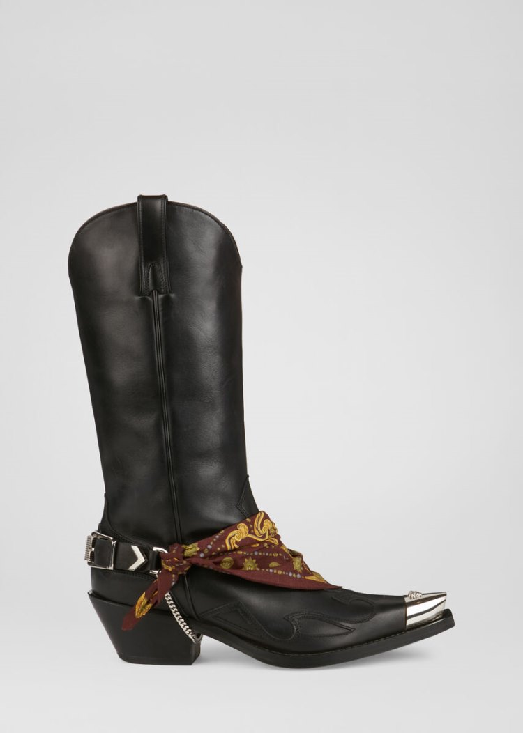 Versace Medusa Western Boots μποτεσ γυναικεια μαυρα | CZ5LCWN