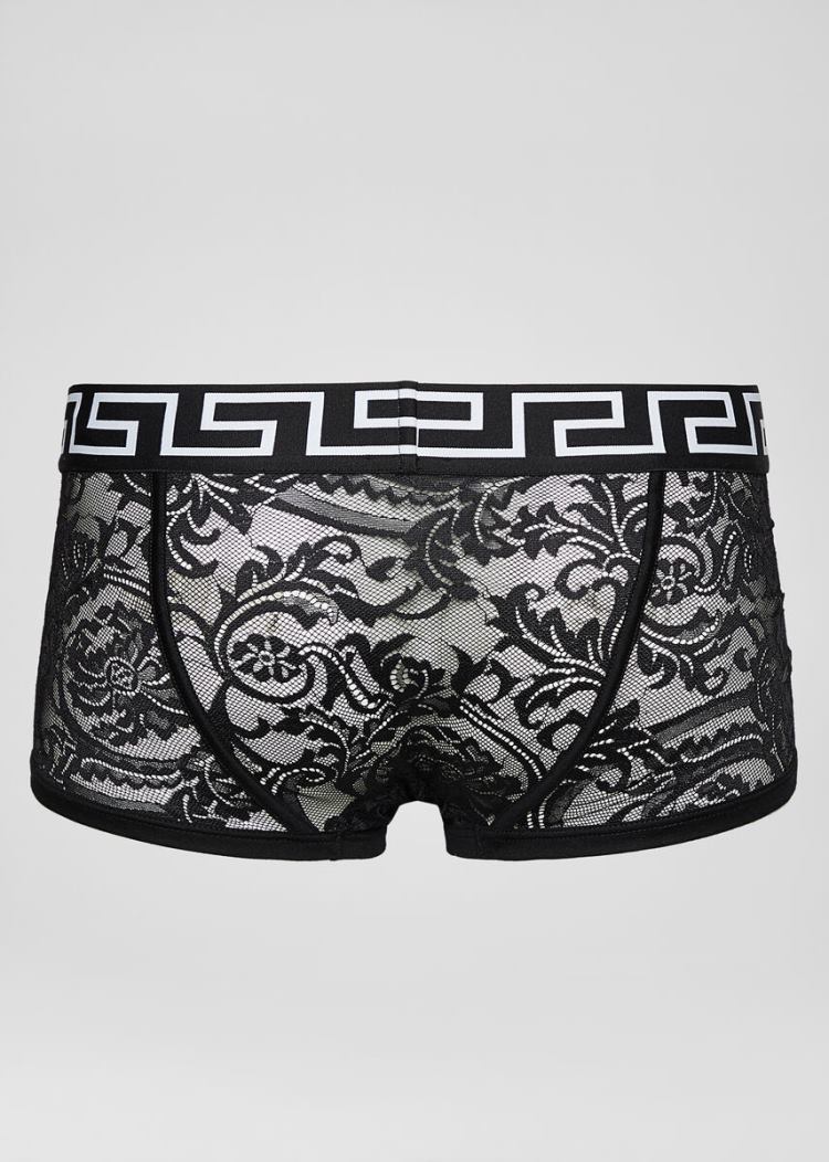 Versace Medusa δαντελα Trunks εσωρουχα ανδρικα μαυρα | 9FN782K