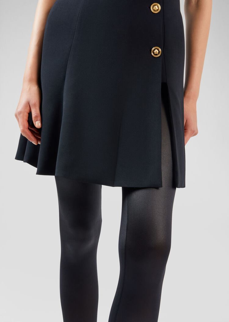 Versace Monochrome Leggings κολαν γυναικεια μαυρα | 1G1FBBN