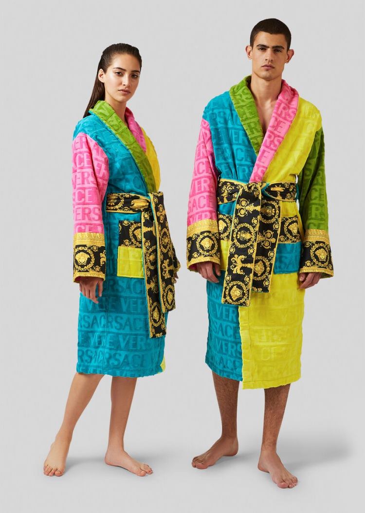 Versace Multicolor I ♡ Baroque Bathrobe Μπουρνούζια ανδρικα Πολύχρωμο | MZA2EE1