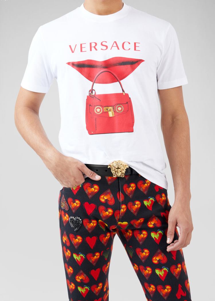 Versace Palazzo Belt with Medusa πόρπης ζωνη ανδρικα μαυρα | HBMUUFS