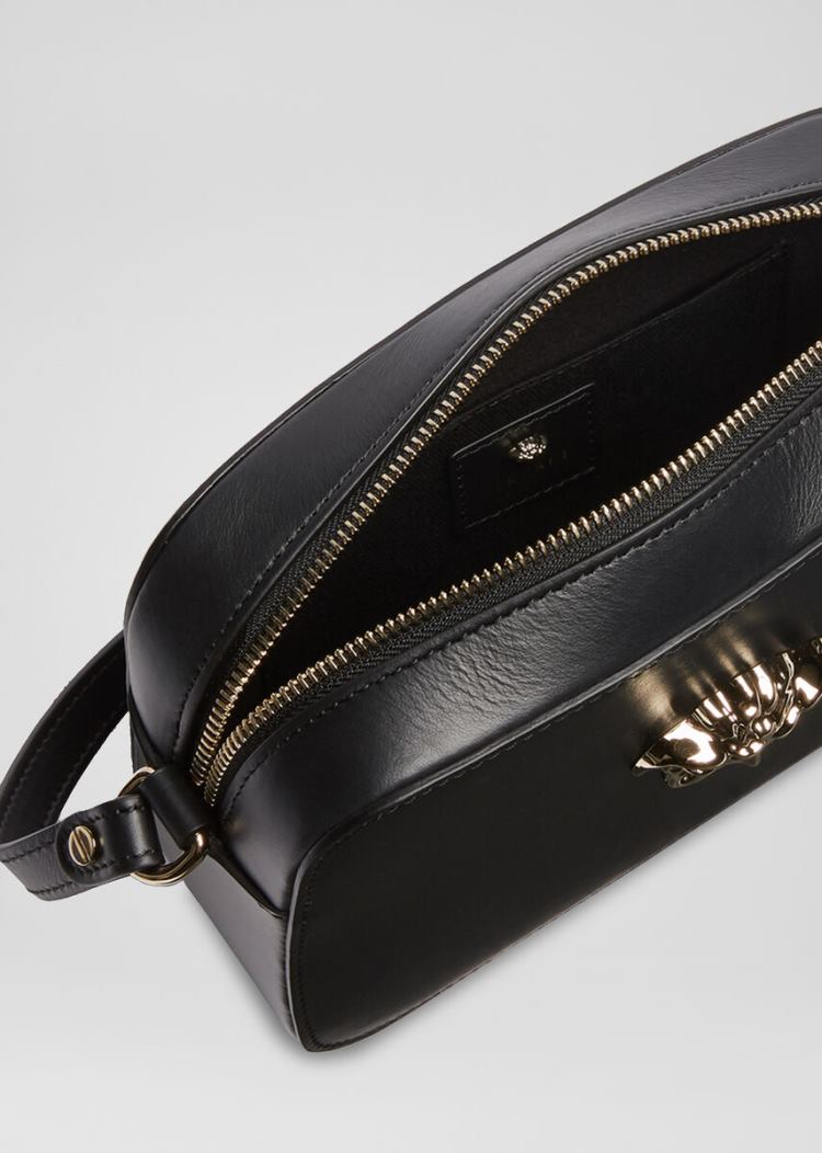 Versace Palazzo Calf δερματινα Shoulder Bag τσάντεσ ώμου γυναικεια μαυρα | 4LBLKSH