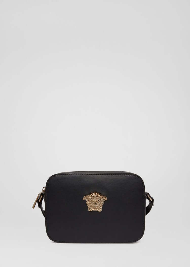 Versace Palazzo Calf δερματινα Shoulder Bag τσάντεσ ώμου γυναικεια μαυρα | 4LBLKSH
